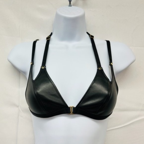 Honey Birdette Jael Black Bralette, Size Medium- NEW WITH TAGS - Picture 1 of 5